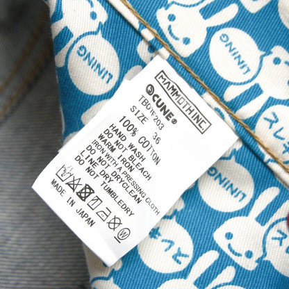 CUNE 5-Rabbit Print Denim Jeans Size 36