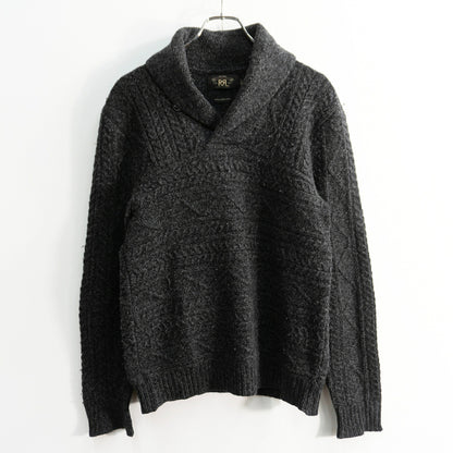 RRL Wool Shawl Collar Pullover Sweater Size S