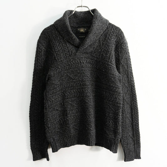 RRL Wool Shawl Collar Pullover Sweater Size S