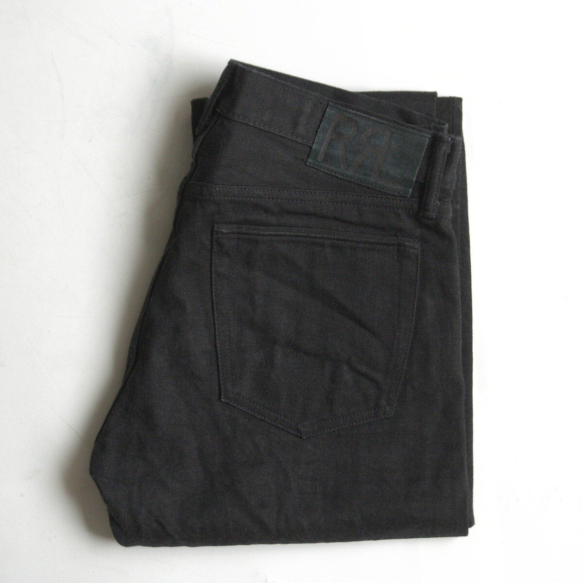 RRL NEW BLACK ON BLACK Slim Fit Jeans Size 32x32 Size 32×32