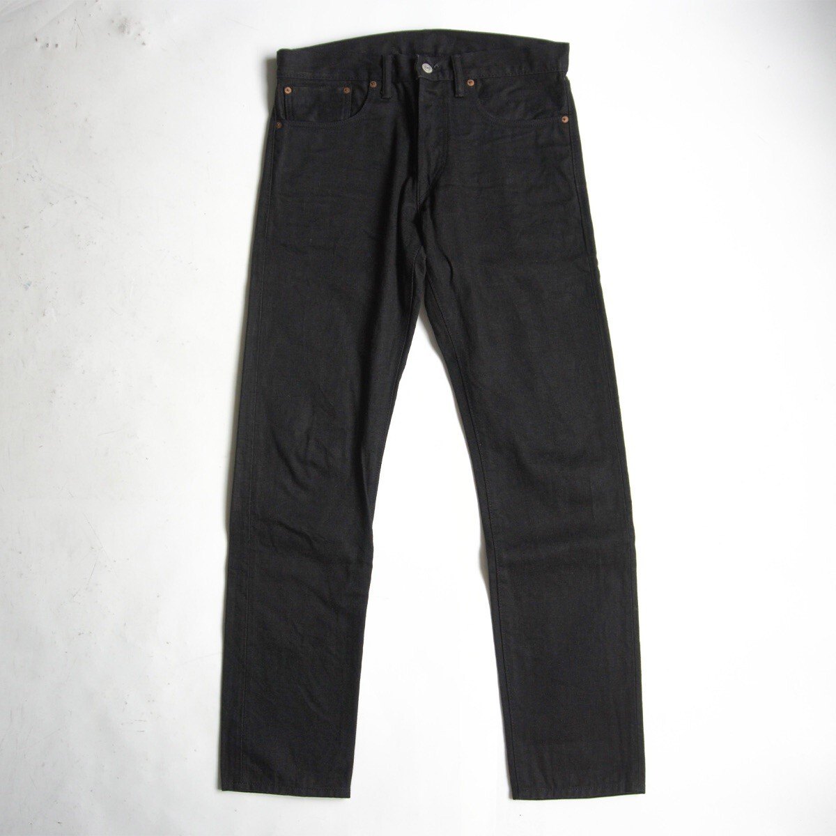 RRL NEW BLACK ON BLACK Slim Fit Jeans Size 32x32 Size 32×32
