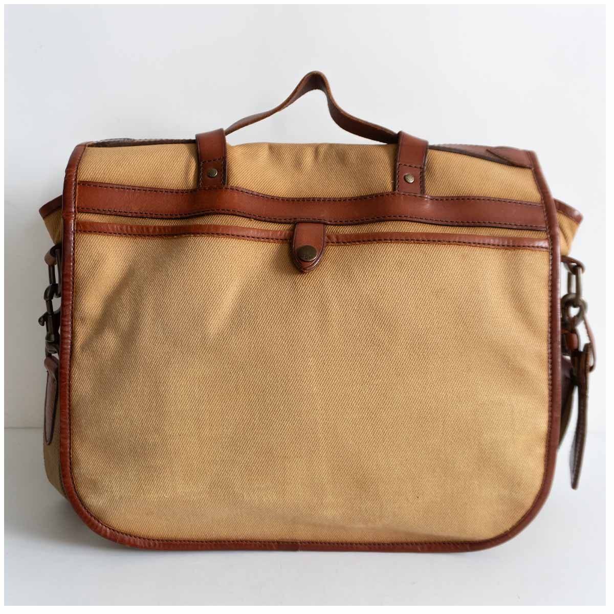 POLO RALPH LAUREN Vintage Canvas Leather Messenger Bag
