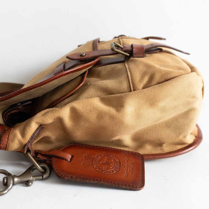 POLO RALPH LAUREN Vintage Canvas Leather Messenger Bag