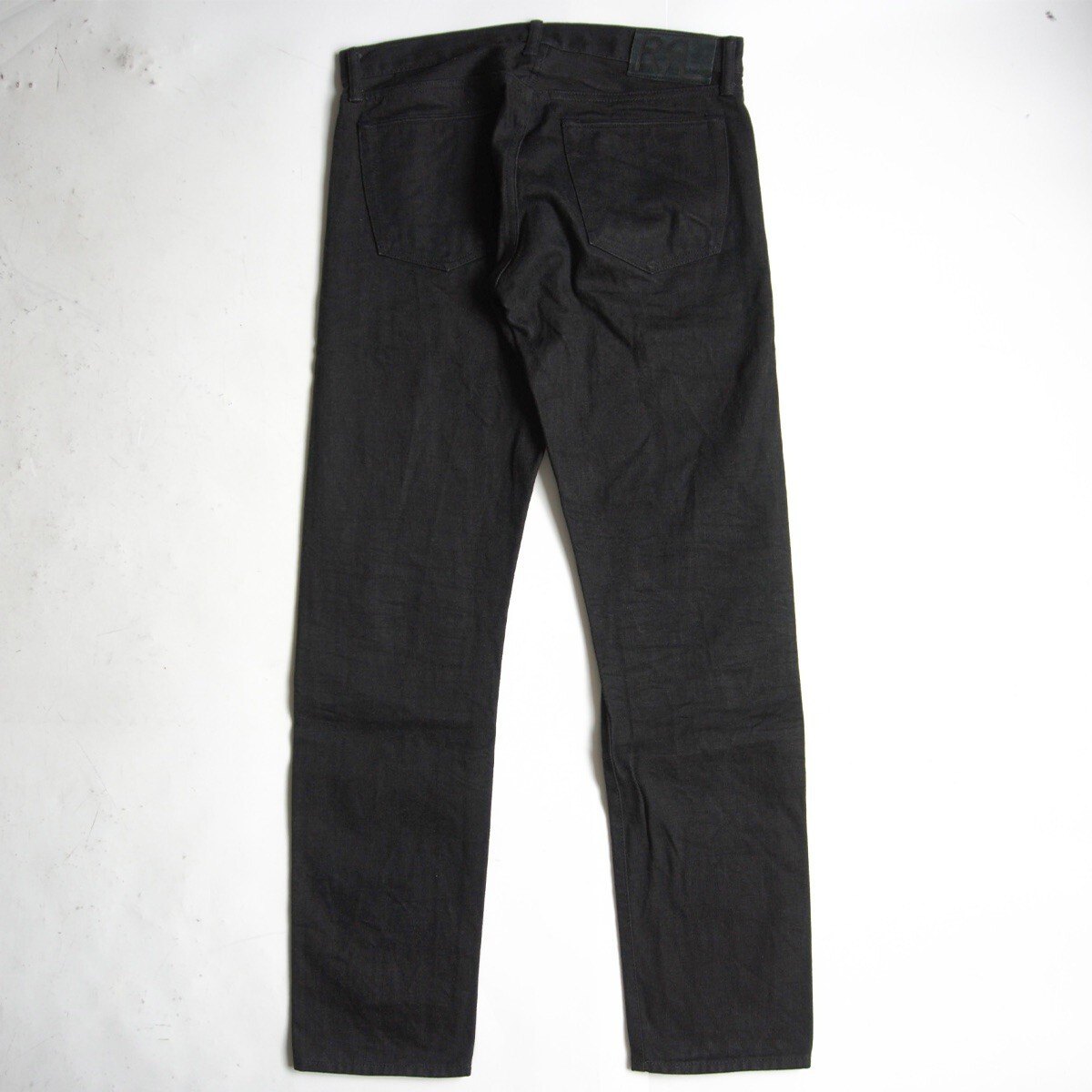 RRL NEW BLACK ON BLACK Slim Fit Jeans Size 32x32 Size 32×32