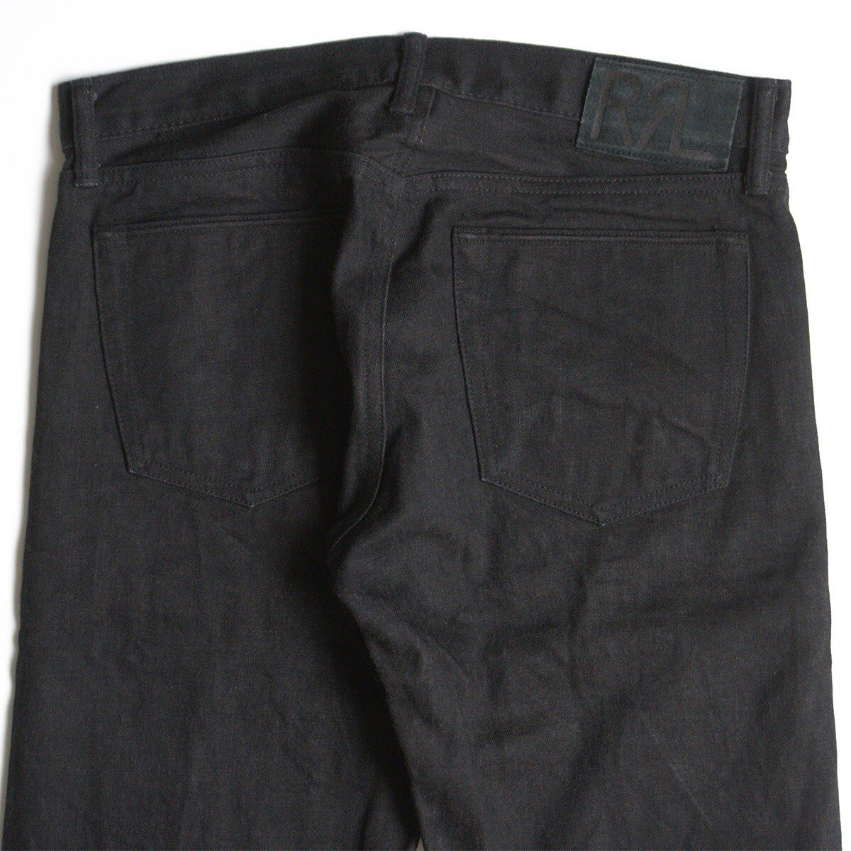 RRL NEW BLACK ON BLACK Slim Fit Jeans Size 32x32 Size 32×32