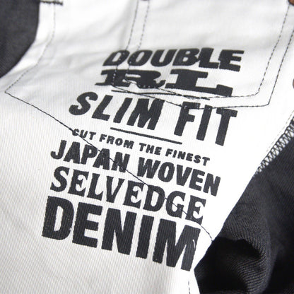 RRL NEW BLACK ON BLACK Slim Fit Jeans Size 32x32 Size 32×32