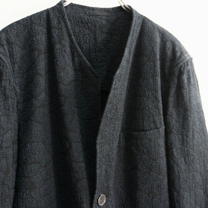 ISSEY MIYAKE MEN All Over Pattern No Jacket Black Size 2