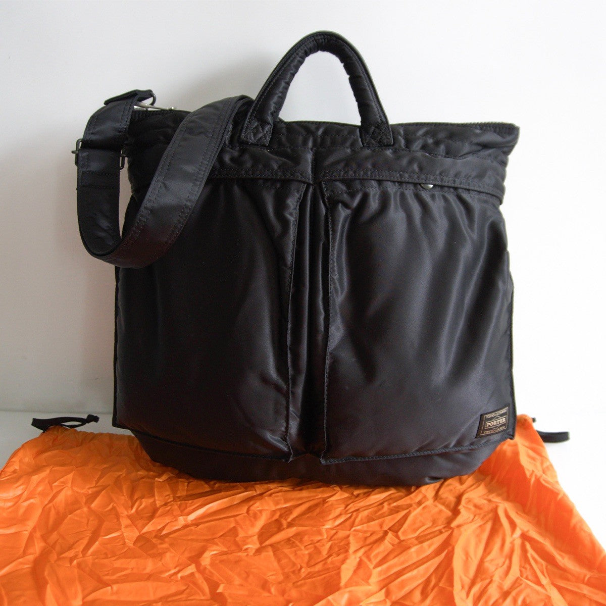 PORTER New Tanker Helmet Bag Black