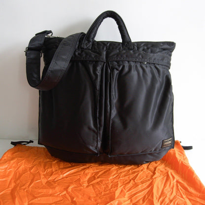 PORTER New Tanker Helmet Bag Black