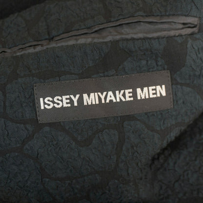 ISSEY MIYAKE MEN All Over Pattern No Jacket Black Size 2