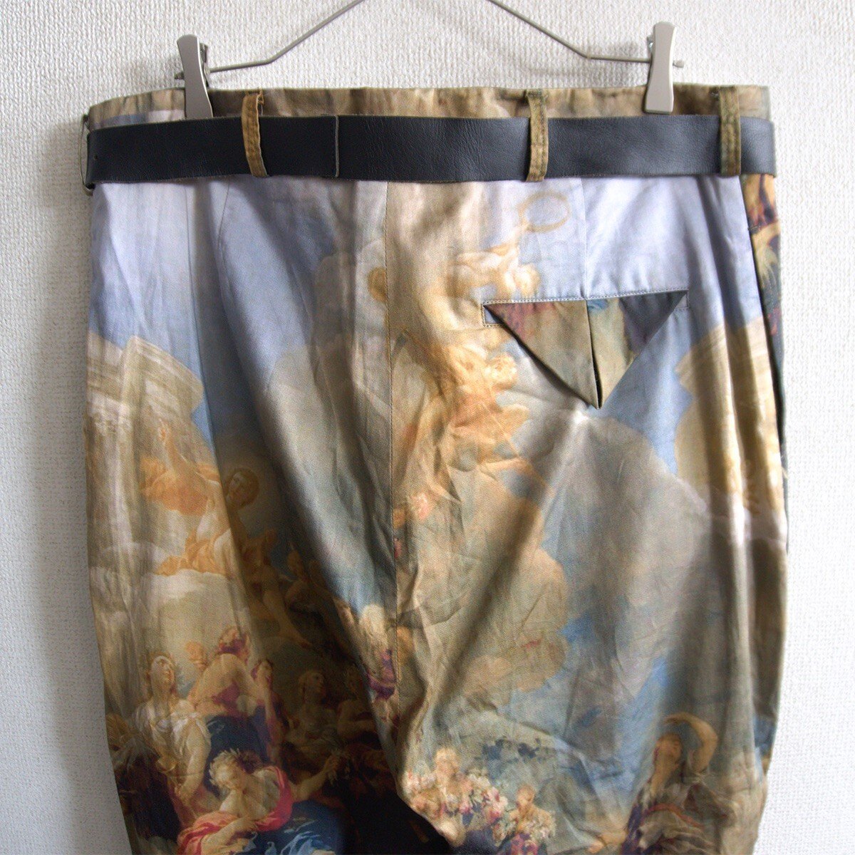 PAUL HARNDEN Belted Trousers All-Over Graphic Size XS