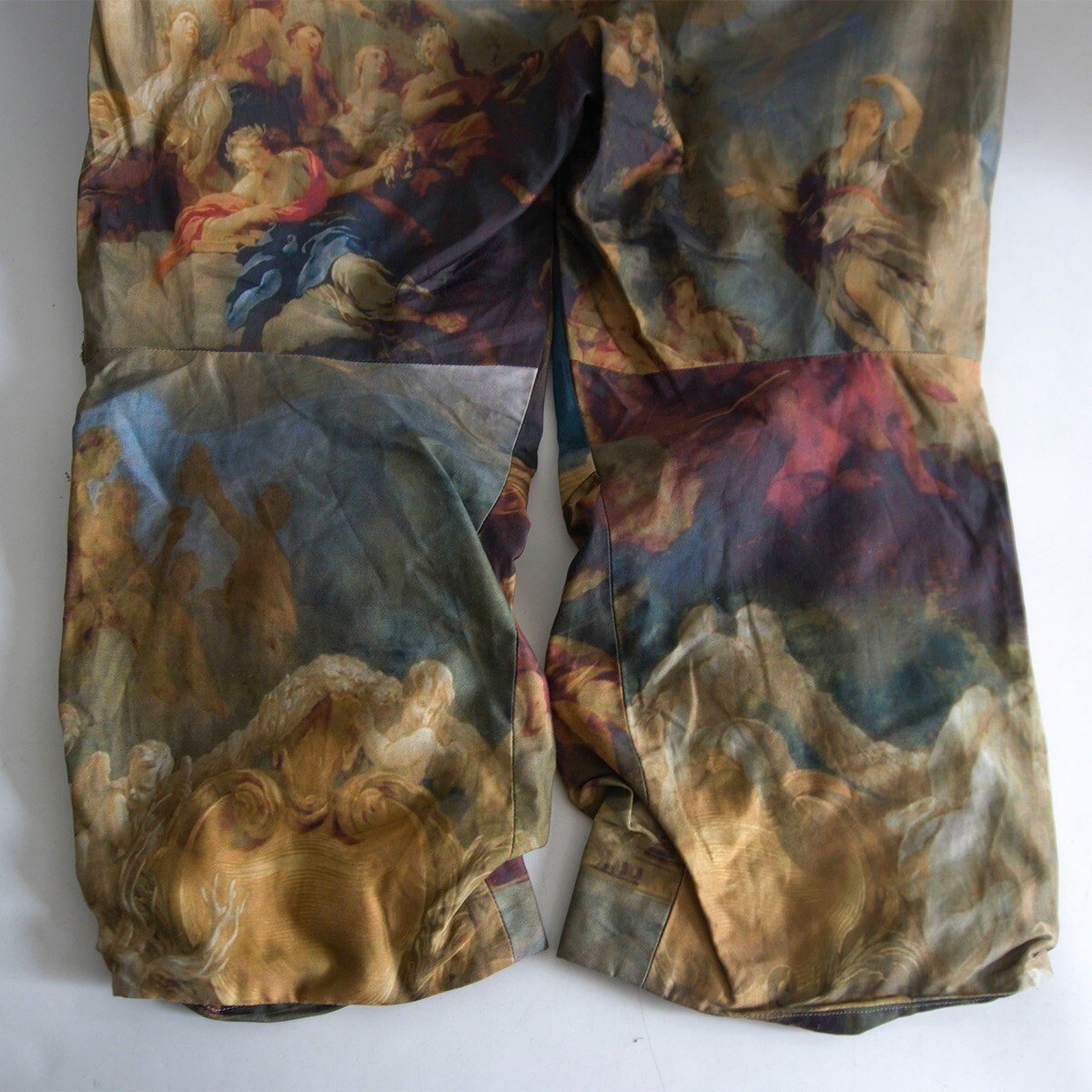 PAUL HARNDEN Belted Trousers All-Over Graphic Size XS