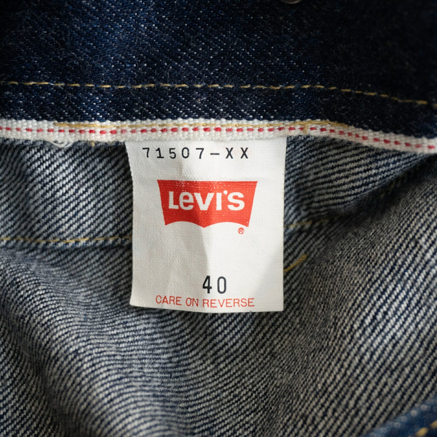 LEVI'S 507XX 2nd Type Big E Denim Jacket Size 40