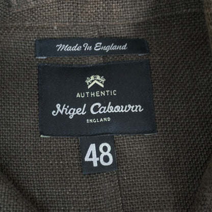 NIGEL CABOURN Linen Coverall Jacket Made in England Size 48