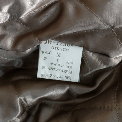 VAN JAC Leather Sleeve Stadium Jumper Patches Size M