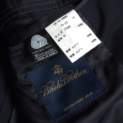 BROOKS BROTHERS Gold Button Navy Blazer Size 37SHT