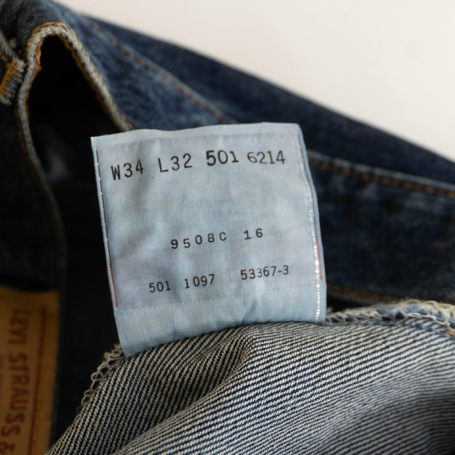 LEVI'S 90s USA Made 501 Denim Jeans Size 34×32
