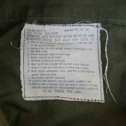 US ARMY 70s M-65 6-Pocket Cargo Pants Size LARGE/REGULAR