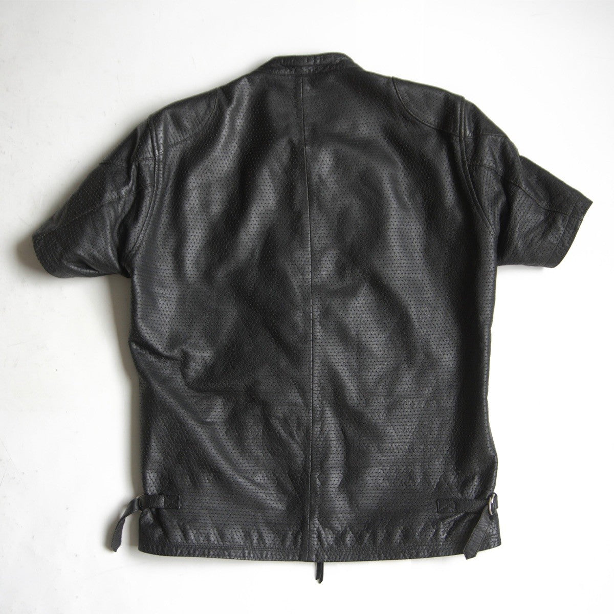 KADOYA Punched Leather Single Rider Jacket Size LL