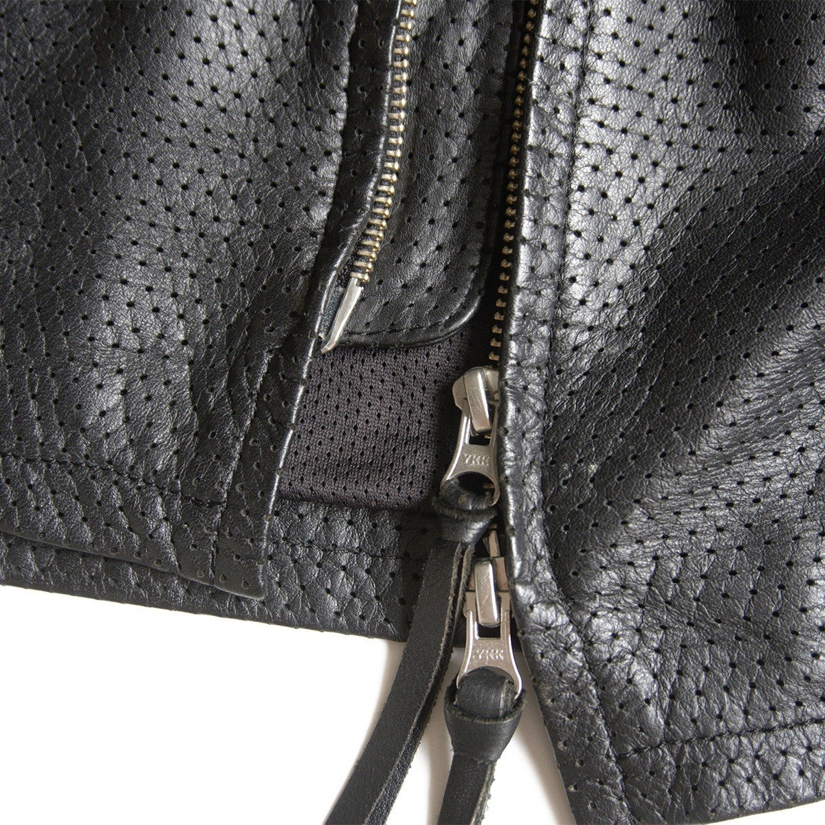 KADOYA Punched Leather Single Rider Jacket Size LL