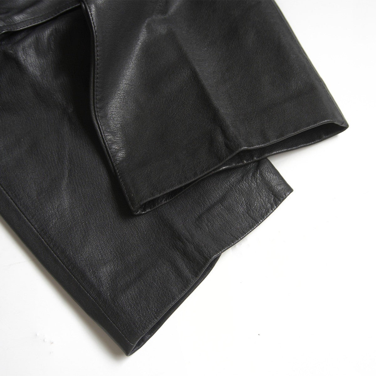 KADOYA Thick Cowhide Leather Cargo Pants Size LL