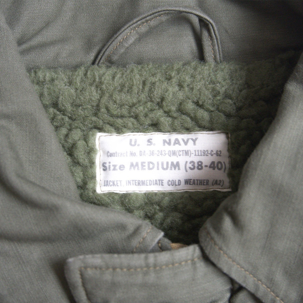 BUZZ RICKSON'S US NAVY A-2 DECK Military Jacket Size M