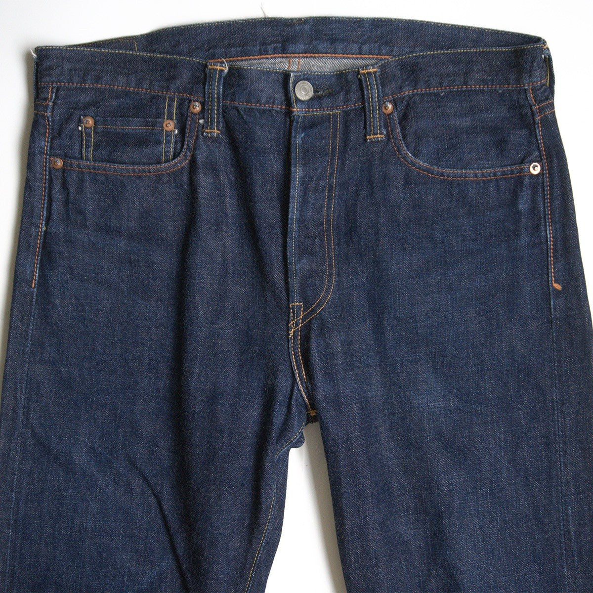 FULLCOUNT 1108 Slim Dark Indigo 15.5oz Jeans Size 34×36
