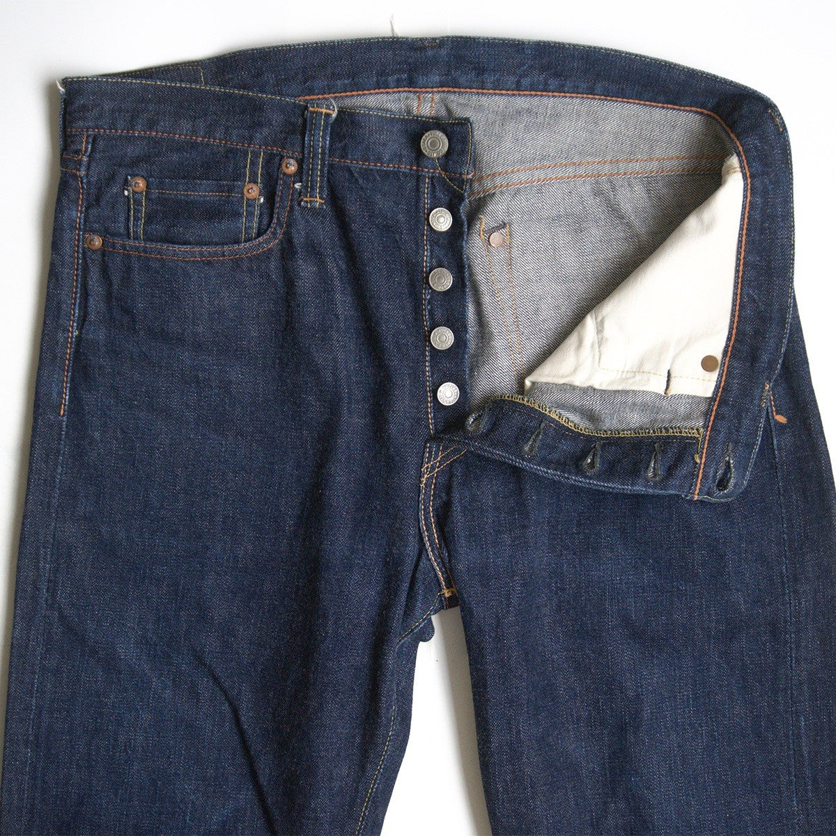 FULLCOUNT 1108 Slim Dark Indigo 15.5oz Jeans Size 34×36