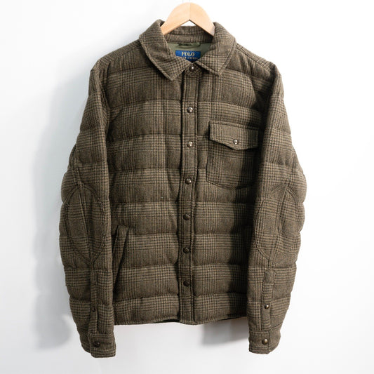 POLO RALPH LAUREN Tweed Down Jacket Size L