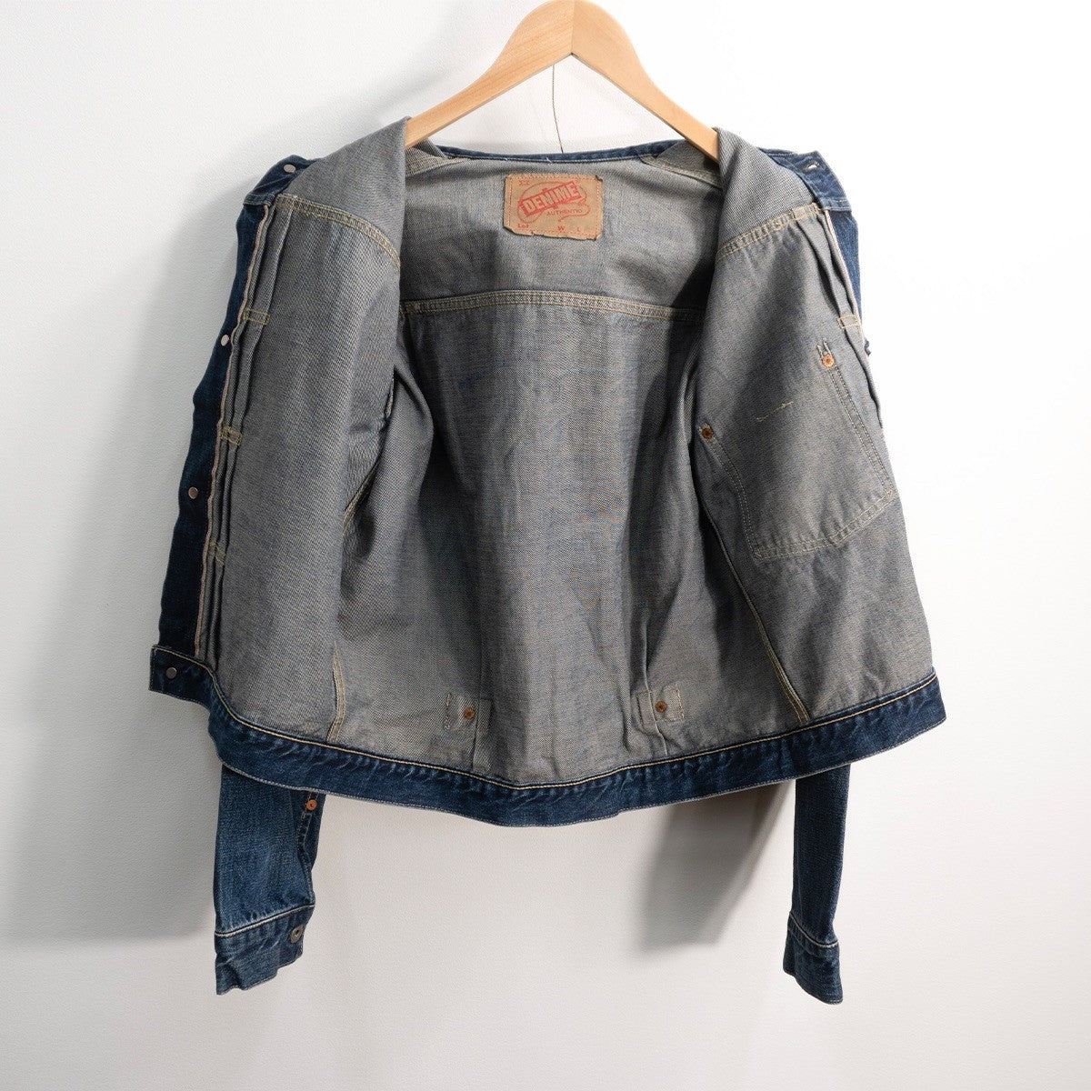 DENIME 506 1st Type WWII Denim Jacket Size L