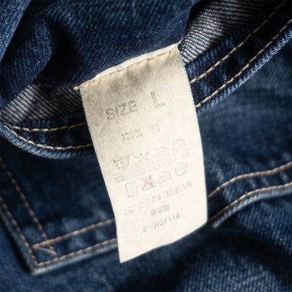 DENIME 506 1st Type WWII Denim Jacket Size L