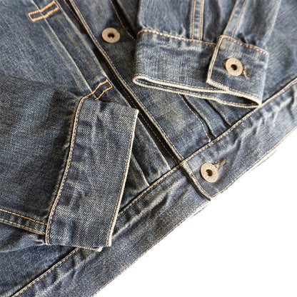 DENIME 506 1st Type WWII Denim Jacket Size L