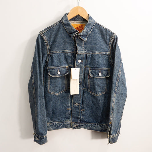 DENIME 507 2nd Type Denim Jacket Aged Finish Size 38