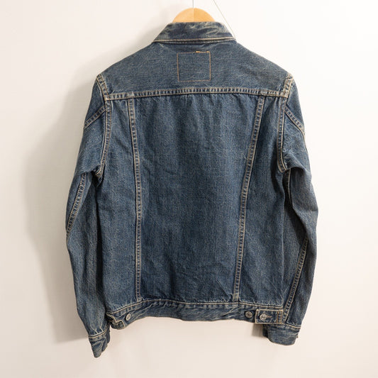 DENIME 507 2nd Type Denim Jacket Aged Finish Size 38