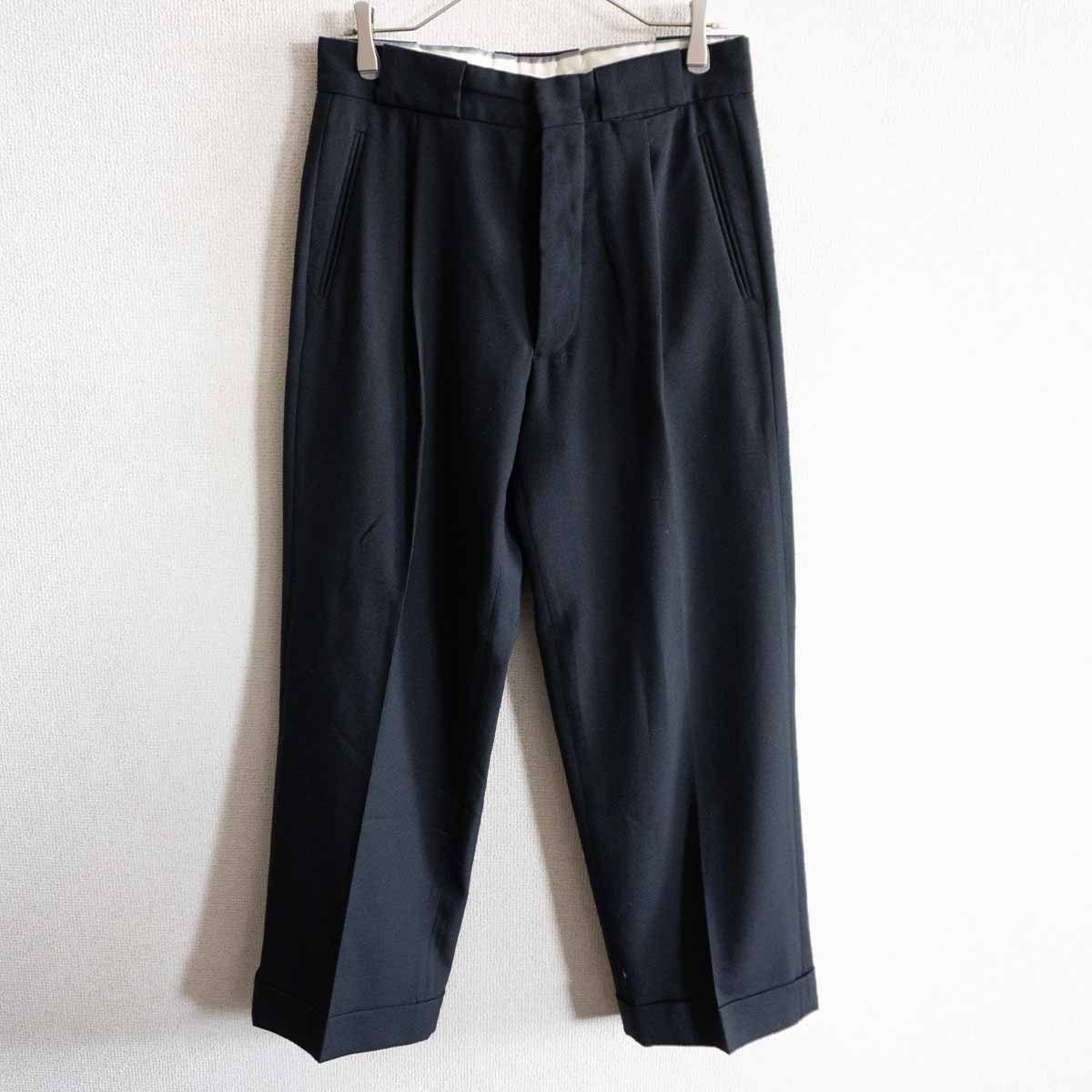 Maison Margiela 19AW Wool Pleated Slacks Size 40