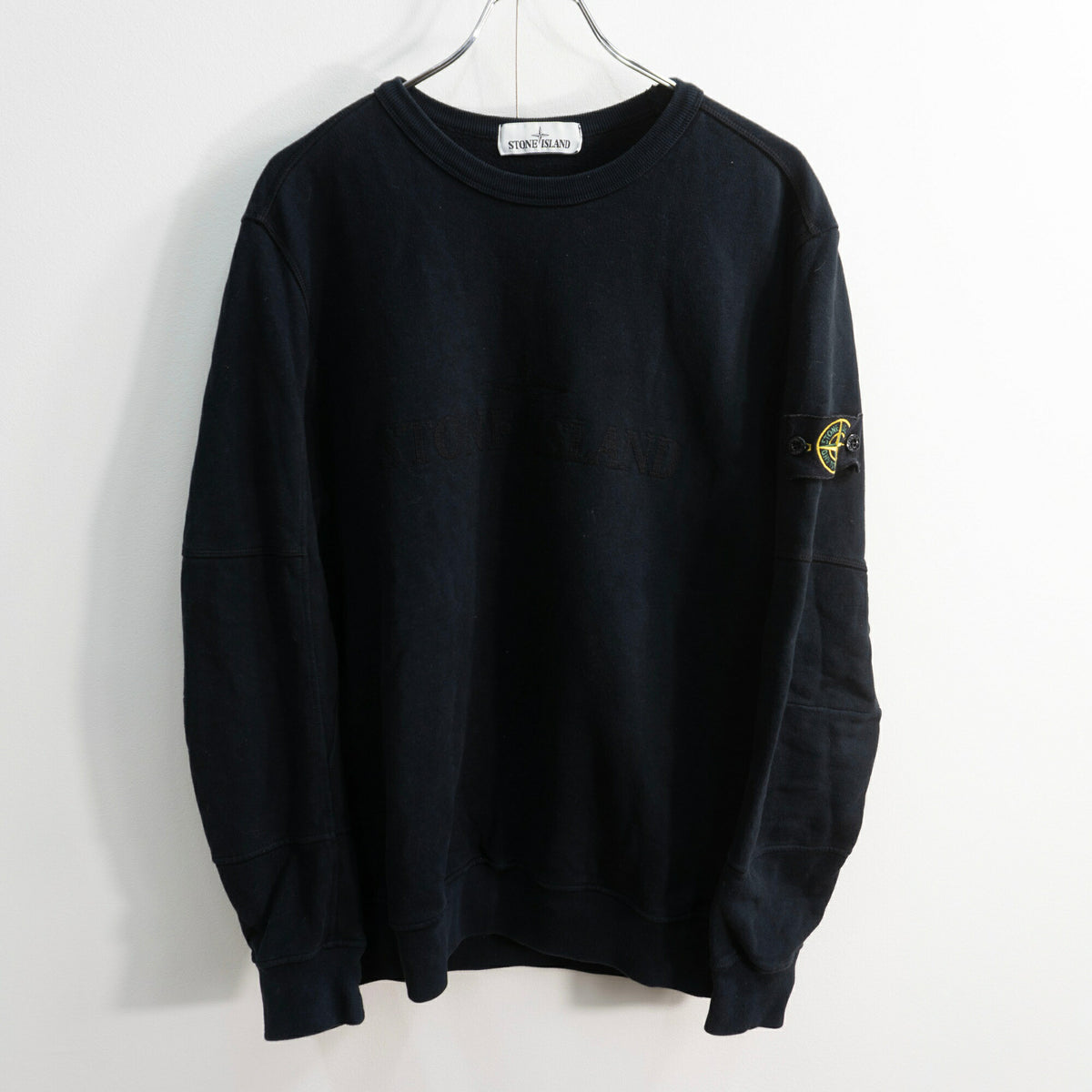 STONE ISLAND 18AW Black Sweatshirt Size L