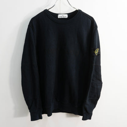 STONE ISLAND 18AW Black Sweatshirt Size L