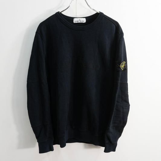 STONE ISLAND 18AW Black Sweatshirt Size L