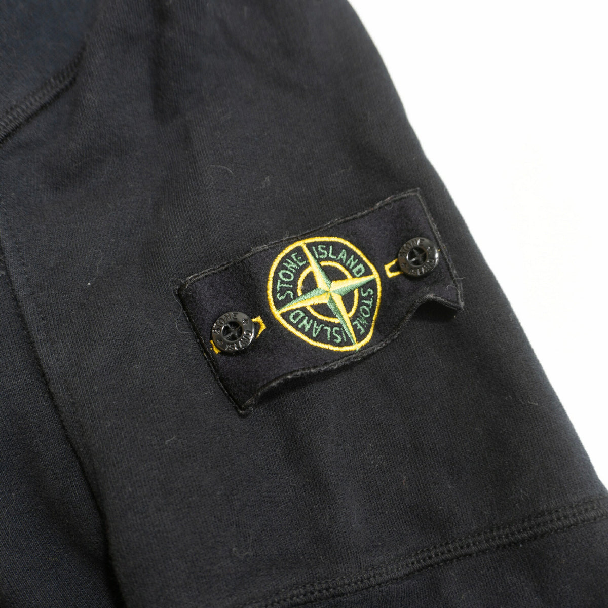 STONE ISLAND 18AW Black Sweatshirt Size L