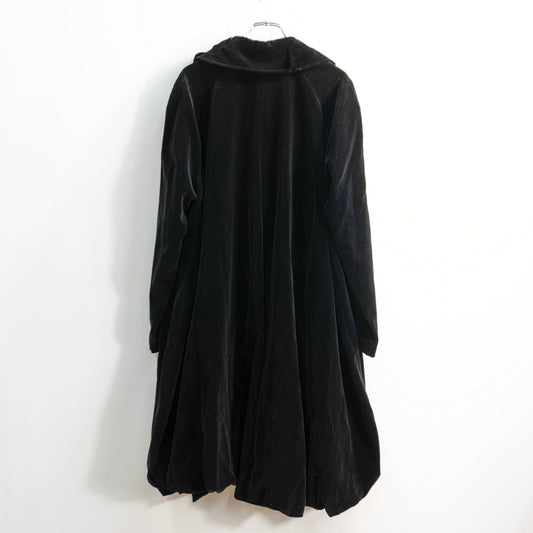 COMME des GARCONS Tricot 90s Velour Rose Collar Coat Size M