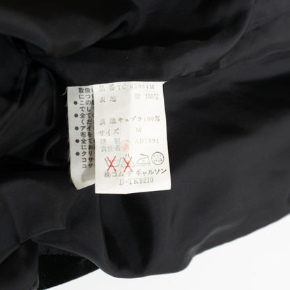 COMME des GARCONS Tricot 90s Velour Rose Collar Coat Size M