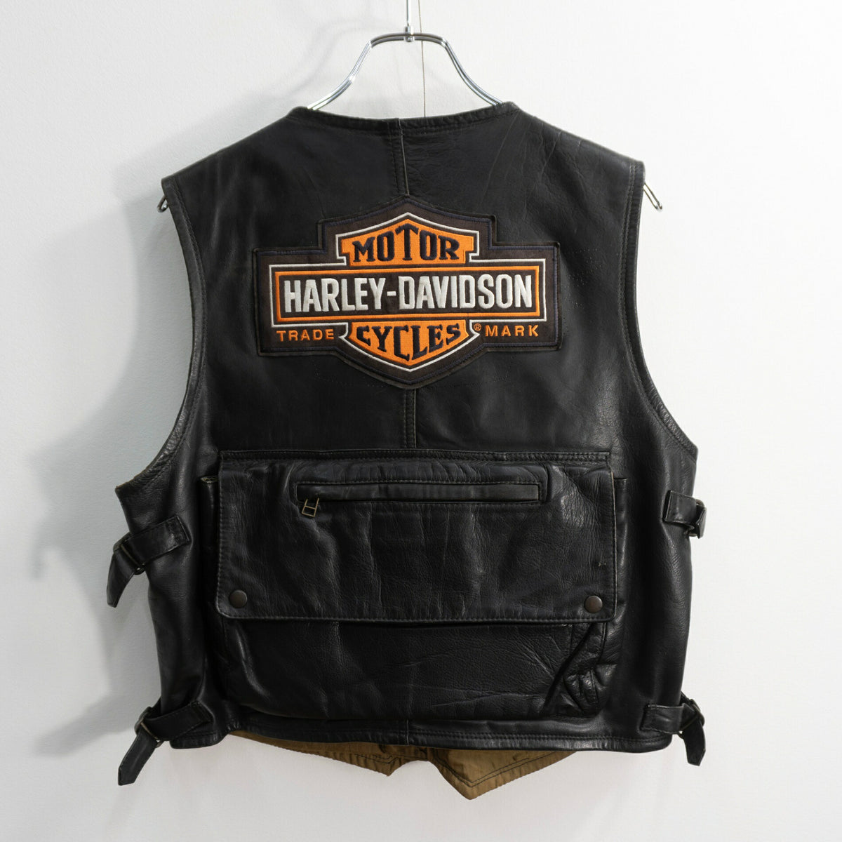 HAROLDS GEAR Motorcycle Leather Vest Size F