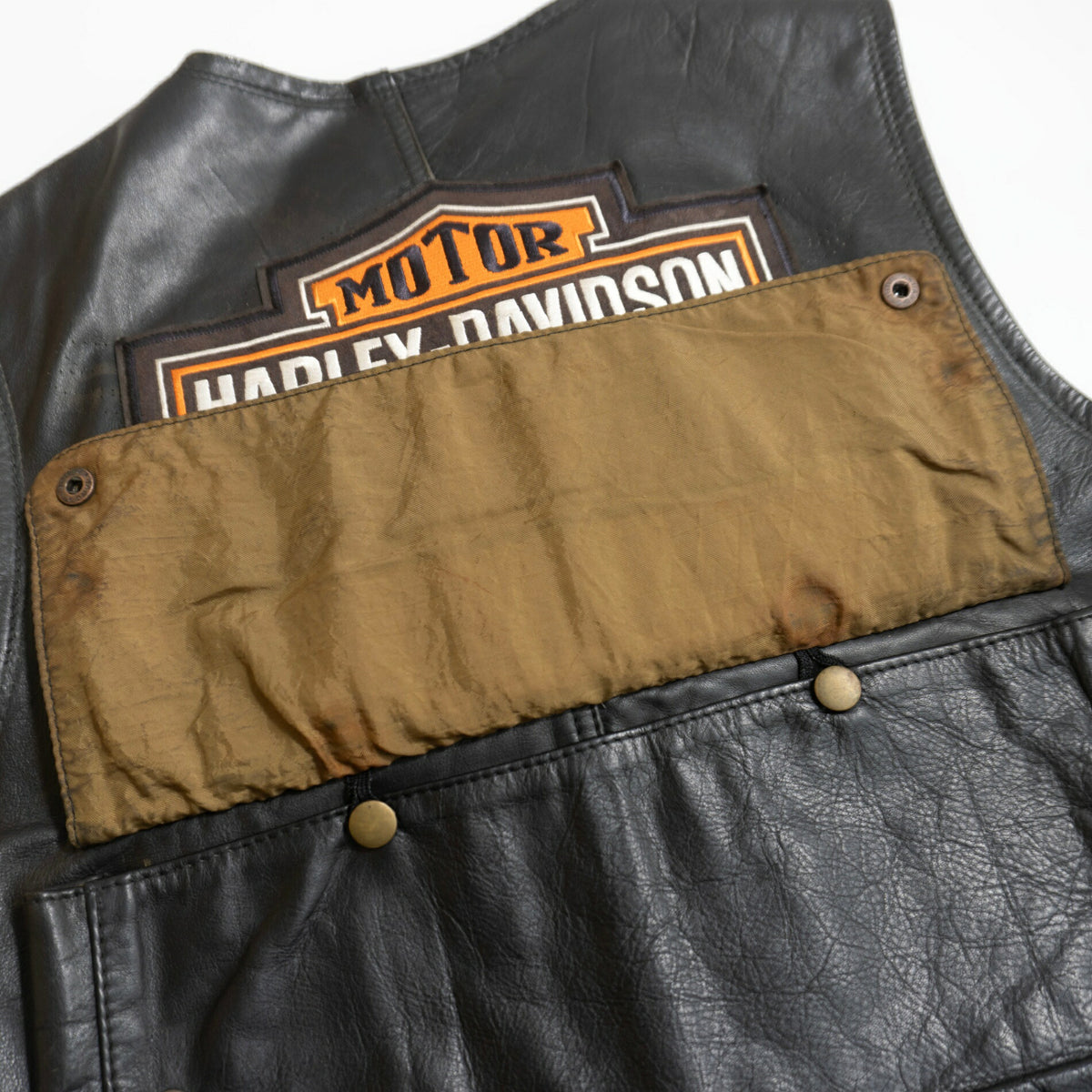 HAROLDS GEAR Motorcycle Leather Vest Size F
