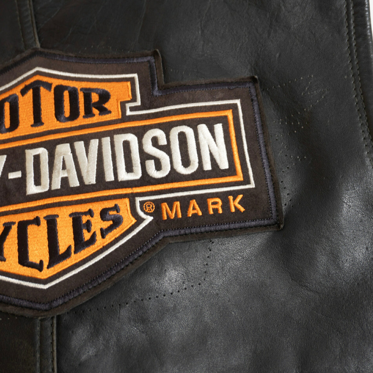 HAROLDS GEAR Motorcycle Leather Vest Size F