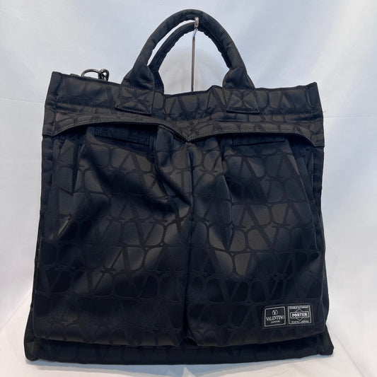 VALENTINO GARAVANI x PORTER 2WAY Bag Black Size ONE SIZE