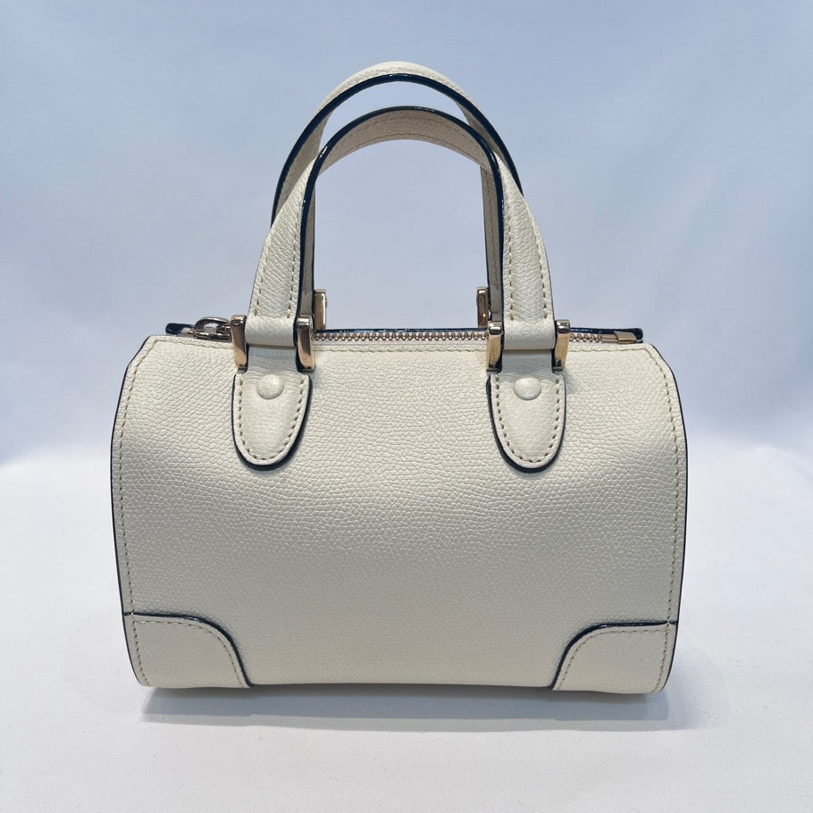 Valextra Babila Micro 2-Way Calfskin Bag White Size ONE SIZE