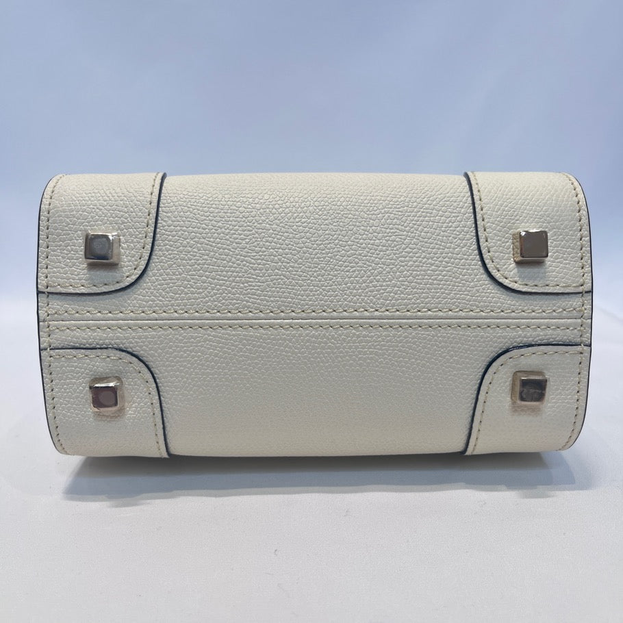 Valextra Babila Micro 2-Way Calfskin Bag White Size ONE SIZE