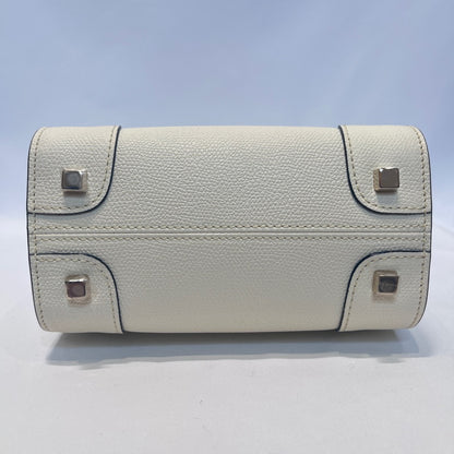Valextra Babila Micro 2-Way Calfskin Bag White Size ONE SIZE