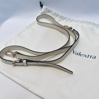 Valextra Babila Micro 2-Way Calfskin Bag White Size ONE SIZE
