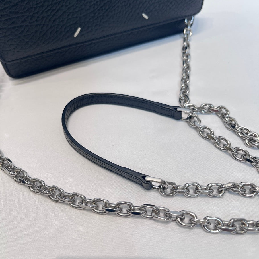 Maison Margiela 4 Stitch Chain Wallet Black Size ONE SIZE
